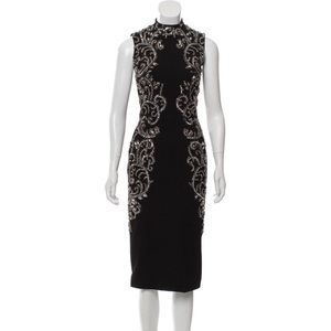 (SOLD) Embellished Black Cocktail Dress by PatBo